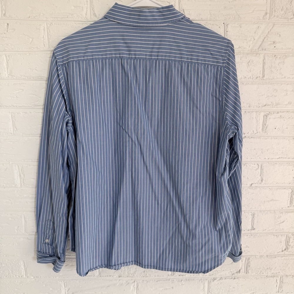 Lauren‎ Ralph Lauren Shirt Mens Large Long Sleeve Button Front Stripes - Picture 4 of 4